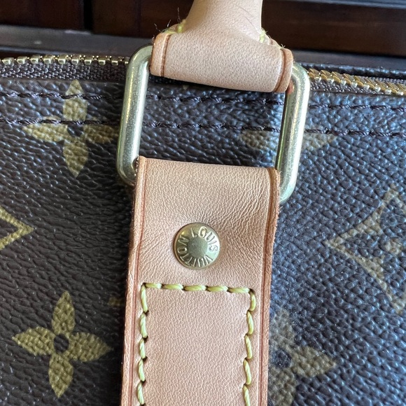 Auth Louis Vuitton Monogram Keepall Bandouliere 60 Boston Travel Bag M41412 - Picture 11 of 13